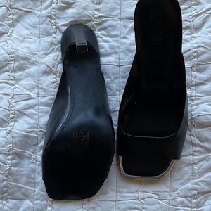 DKNY Black Heeled Sandals
